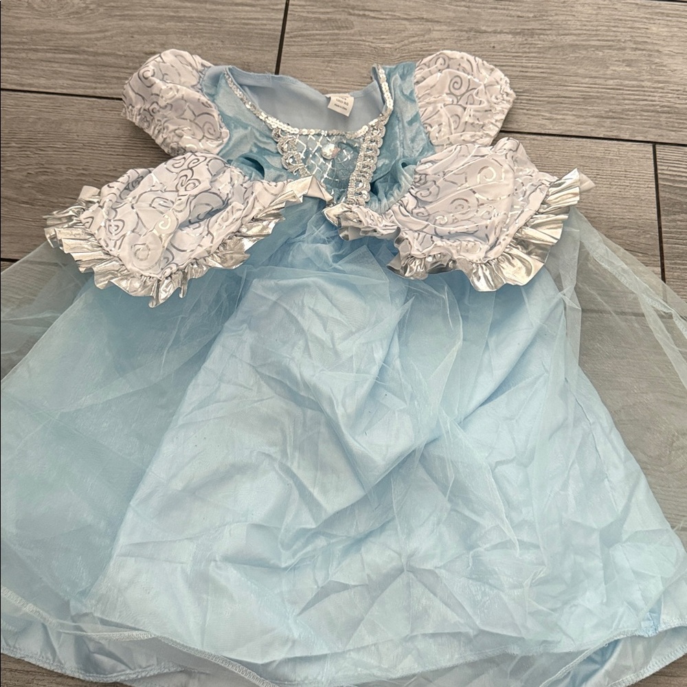 Blue and Silver Princess Dress